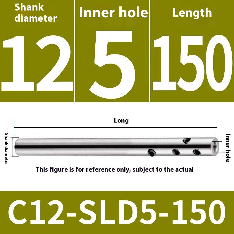 2059-High precision side solid SLD extension rod CNC milling cutter extended rod small diameter straight handle deep cavity avoidance C12C16C20 Shandong Denso Pricision Tools Co.,Ltd.